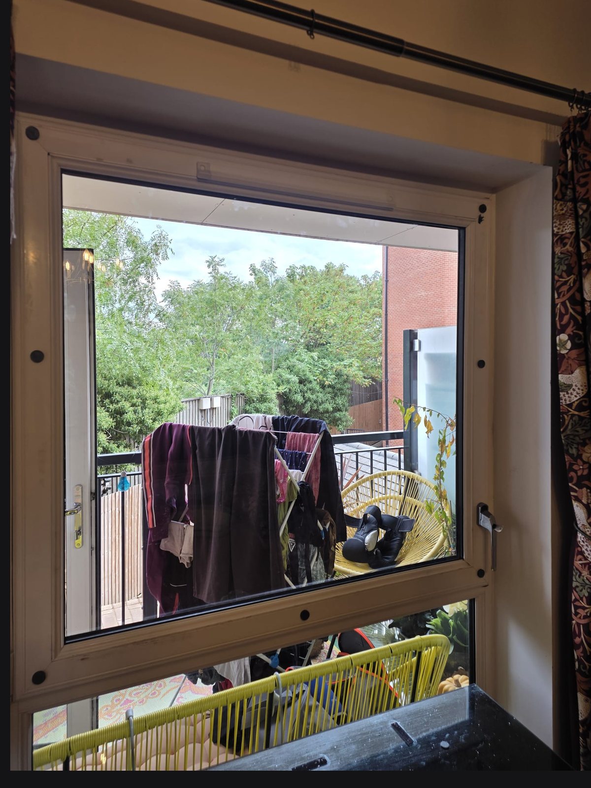 Shattered pane replaced — after, Surrey